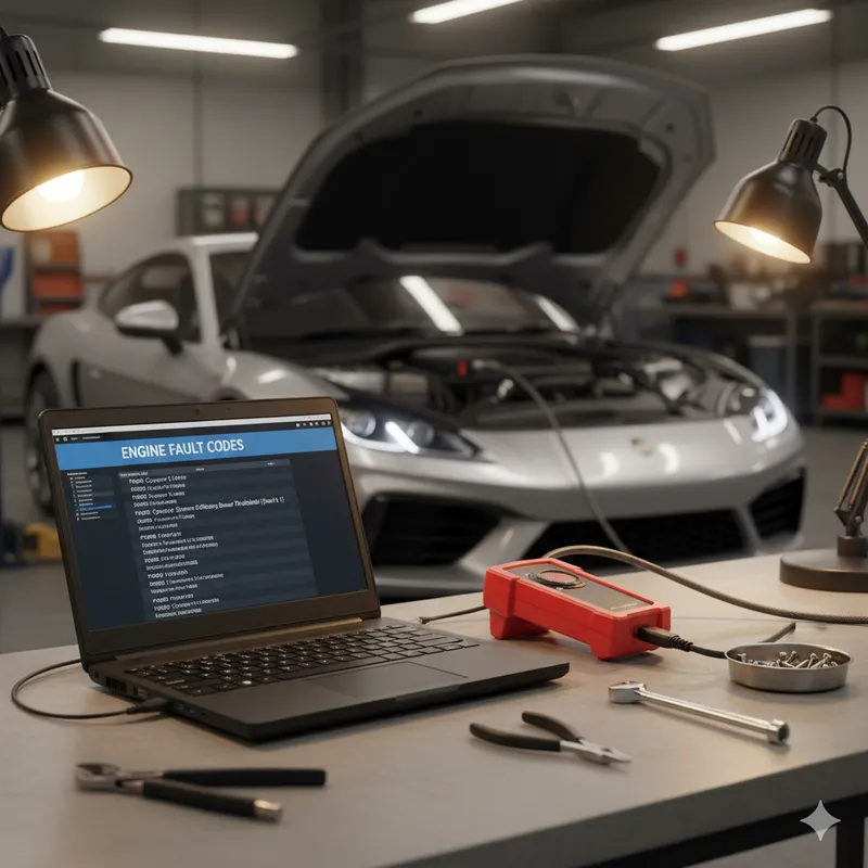 Vista exterior da oficina moderna