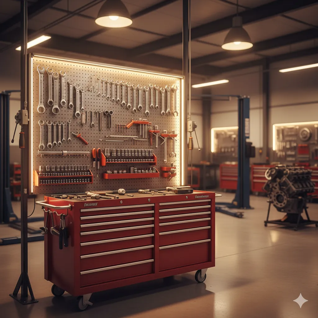 Mecânico profissional a realizar diagnóstico de motor